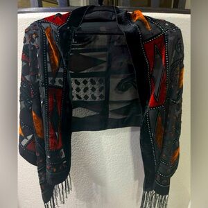 Brand new silk wrap scarf from Florence Italy.